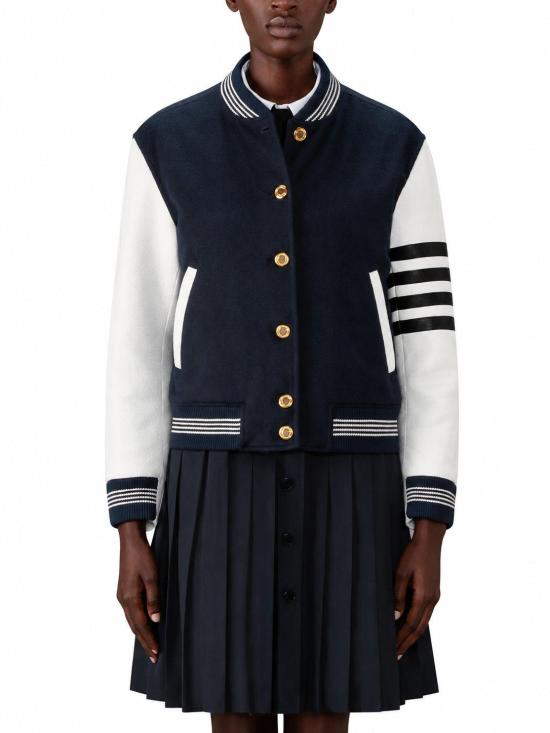 26SS 톰브라운 봄버 자켓 FBD071EF1027 415 NAVY - THOM BROWNE