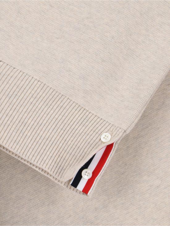  톰브라운 코튼 크레이프 4바 풀오버 MKA202A 00219 260 Beige - THOM BROWNE
