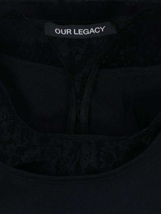 26SS 아워레가시 긴팔 티셔츠 W2266SB BLACK STOCKING JERSEY Black - OUR LEGACY