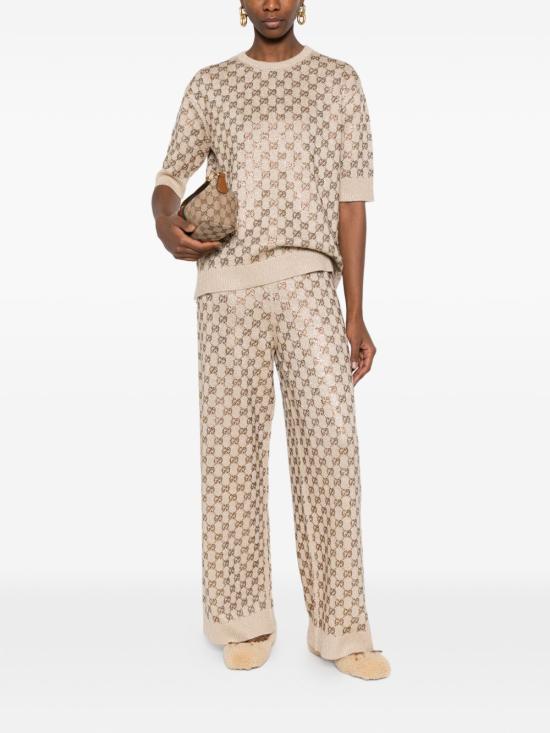 26SS 구찌 스트레이트 팬츠 813719XKFE6 9322 BEIGE O TAN - GUCCI