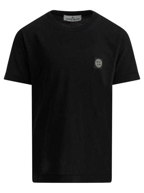 26SS [키즈] 스톤 아일랜드 티셔츠 2100002KS0047V0029 BLACK