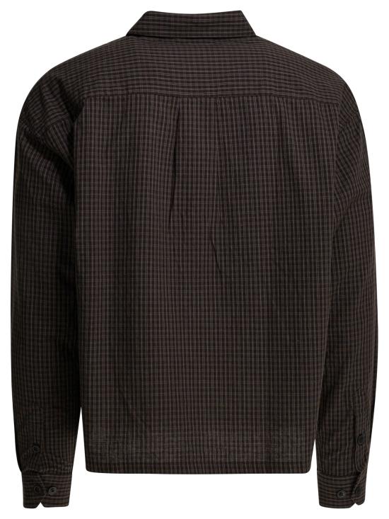 26SS 엠에프펜 긴팔 셔츠 M126019PRIORITYSHIRTDARKLINENCHECK BLACK - MFPEN