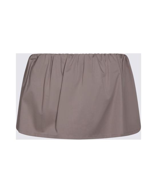 26SS 미우미우 숏 스커트 MG2638SOOO19CT F0D3K KAKIVERDE F0D3K KAKI VERDE - MIU MIU