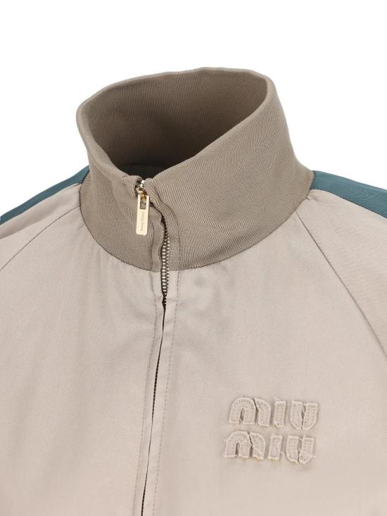 26SS 미우미우 자켓 ML1466SOOO19CT F0D3K KAKIVERDE F0D3K KAKI VERDE - MIU MIU