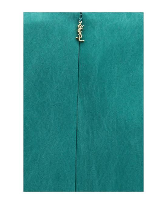 25FW 생로랑 미디 원피스 848977Y5J30 3129 VERT - SAINT LAURENT