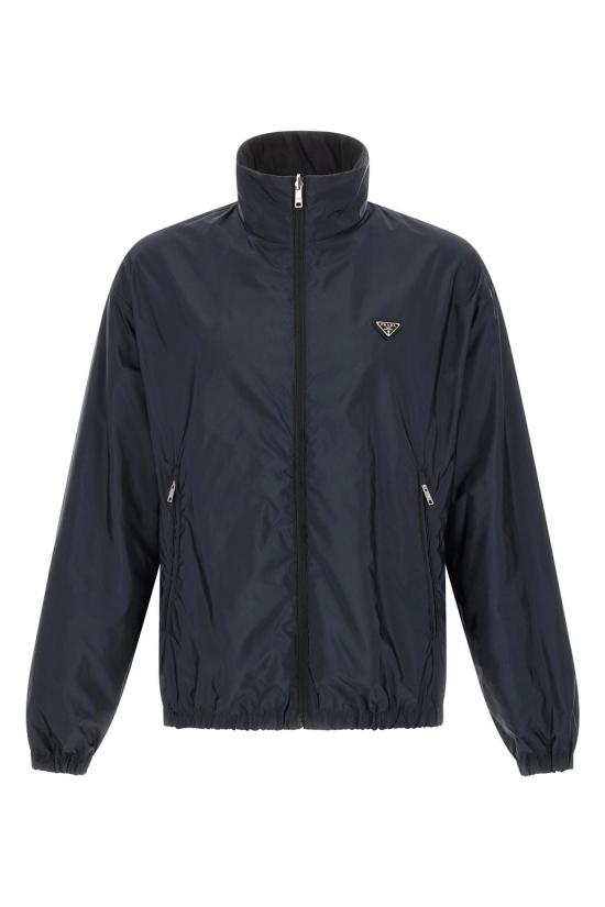 26SS 프라다 리나일론 보머 자켓 SGD131SOOO1WQ9 F0D9M NEROBLU F0D9M NERO BLU - PRADA