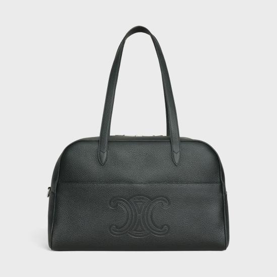 25FW 셀린느 그레인 카프스킨 더플 백 122633GT7 31NG NIGHT GREEN - CELINE