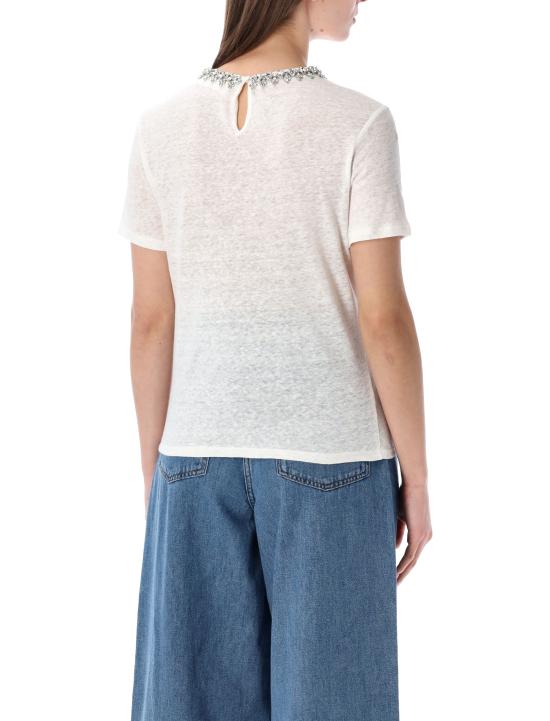 26SS 짐머만 반팔 티셔츠 7913TS26R IVO IVORY - ZIMMERMANN