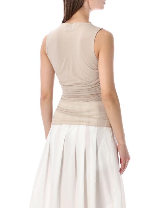 26SS 쉐르 반팔 티셔츠 TSH0624IRINA 3426S MASTIC - SOEUR