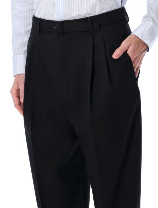 26SS 생로랑 스트레이트 팬츠 854428Y1N05 1000 BLACK - SAINT LAURENT