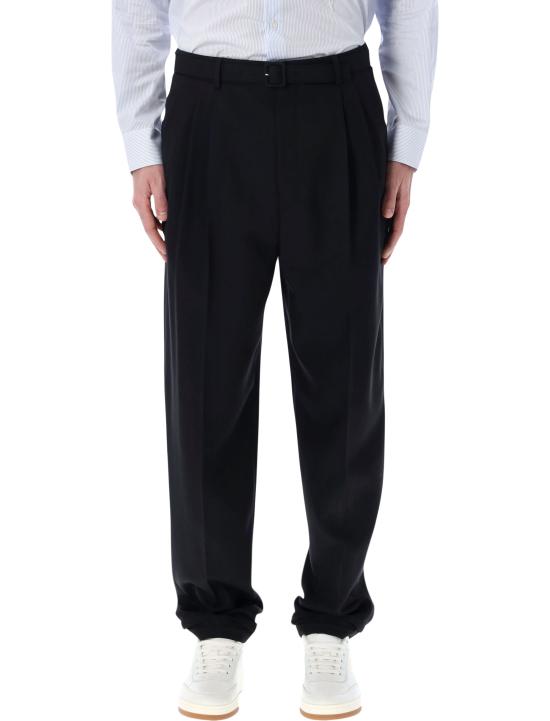 26SS 생로랑 스트레이트 팬츠 854428Y1N05 1000 BLACK