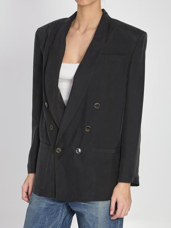 26SS 생로랑 수트 자켓 851026Y6J78 1000 BLACK - SAINT LAURENT