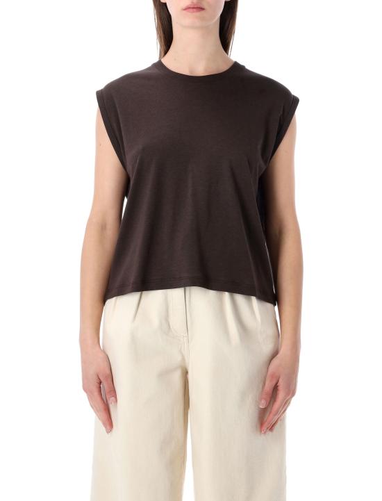 26SS 세선 반팔 티셔츠 26208025 02135 ESPRESSO