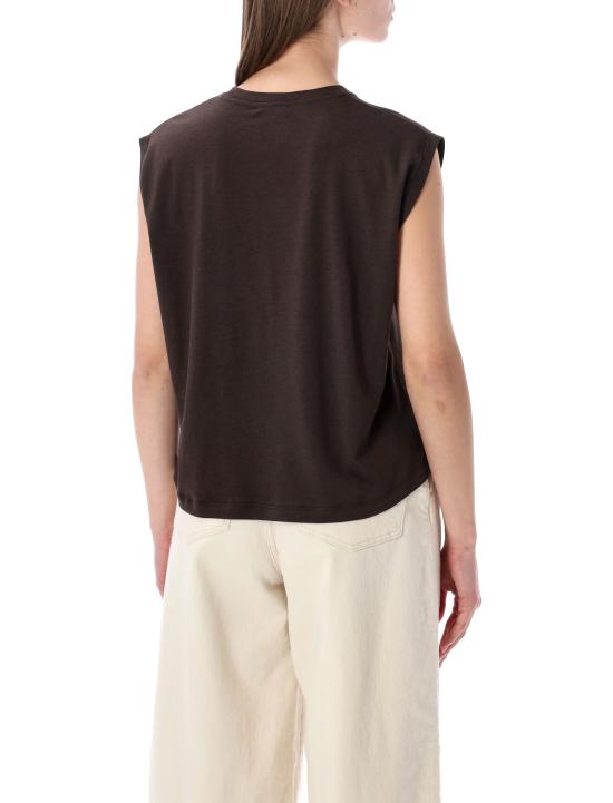 26SS 세선 반팔 티셔츠 26208025 02135 ESPRESSO - SESSUN