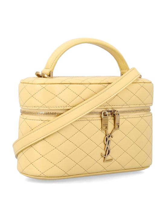 26SS 생로랑 램스킨 가비 베니티 백 7667311EL07 7555 SOFT LEMON - SAINT LAURENT
