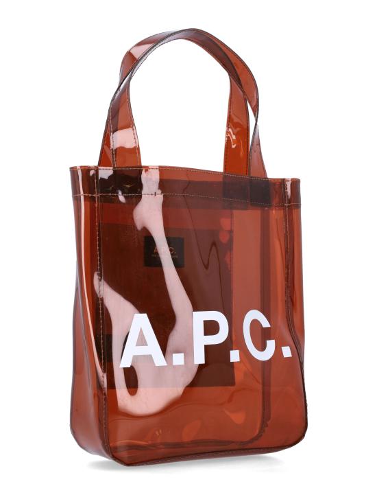 26SS 아페쎄 루 로고 프린트 토트백 M67048PUACD CAE DARK BROWN - A.P.C.