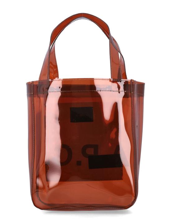 26SS 아페쎄 루 로고 프린트 토트백 M67048PUACD CAE DARK BROWN - A.P.C.