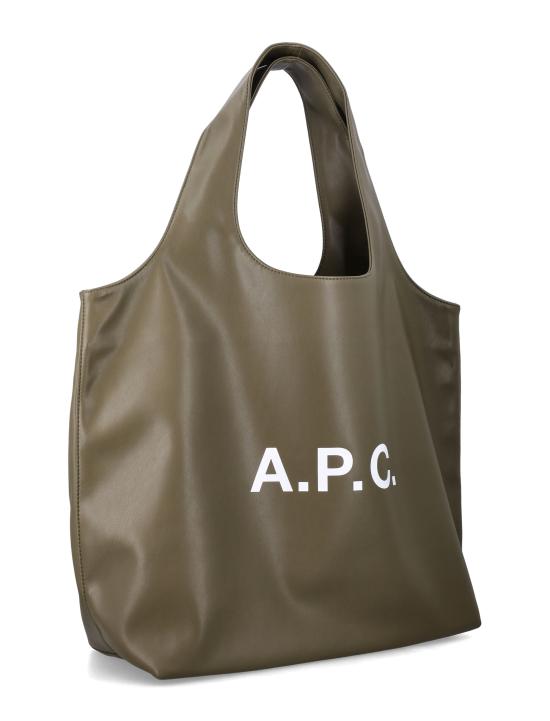 26SS 아페쎄 나논 로고 토트백 M61565PUAAT JAC KHAKI - A.P.C.