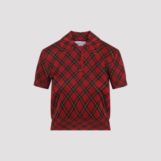26SS 알렉산더 맥퀸 반팔 티셔츠 858329Q1BGE 6130 RED - ALEXANDER MCQUEEN