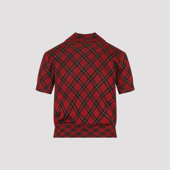 26SS 알렉산더 맥퀸 반팔 티셔츠 858329Q1BGE 6130 RED - ALEXANDER MCQUEEN
