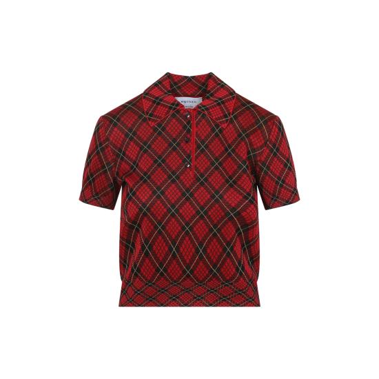 26SS 알렉산더 맥퀸 반팔 티셔츠 858329Q1BGE 6130 RED