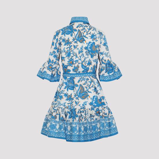 26SS 에트로 미디 원피스 WRHA0585AKH16 X0807 BLUE - ETRO