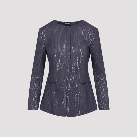 26SS 조르지오 아르마니 자켓 GW003210AF24978 UA097 PINK PURPLE - GIORGIO ARMANI