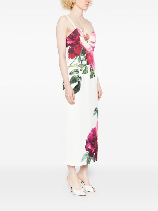 26SS 앨리스 앤 올리비아 미디 원피스 CC602P33515G180 WHITE - ALICE & OLIVIA