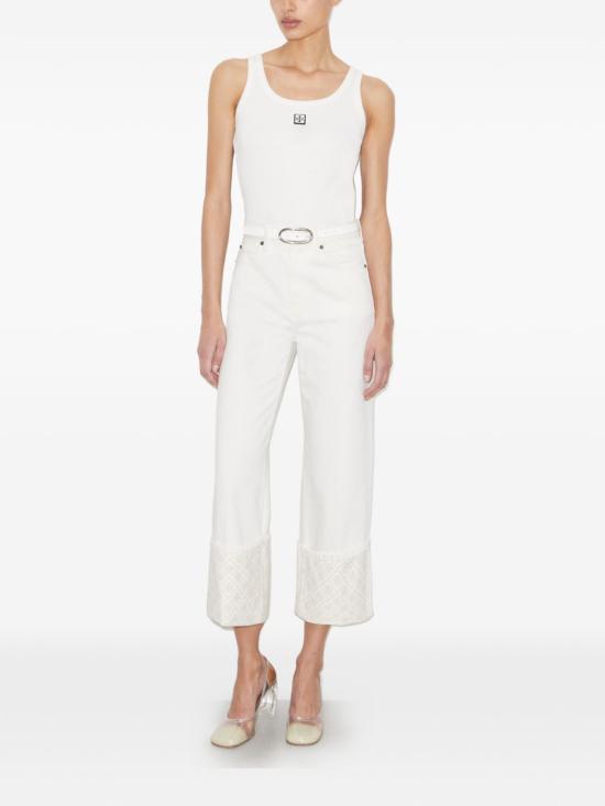 26SS 토리버치 스트레이트 팬츠 183553100 WHITE - TORY BURCH
