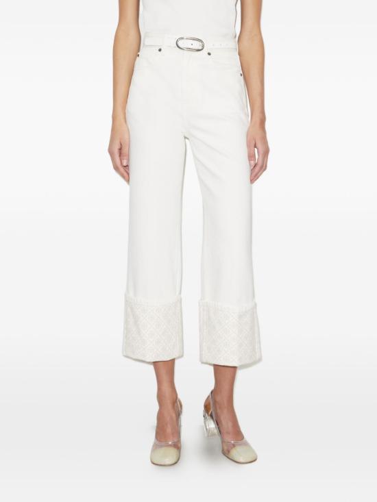 26SS 토리버치 스트레이트 팬츠 183553100 WHITE - TORY BURCH