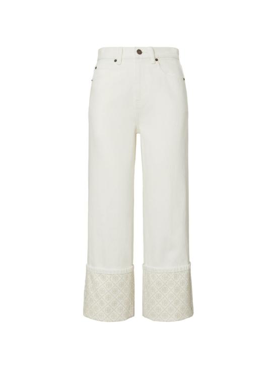 26SS 토리버치 스트레이트 팬츠 183553100 WHITE
