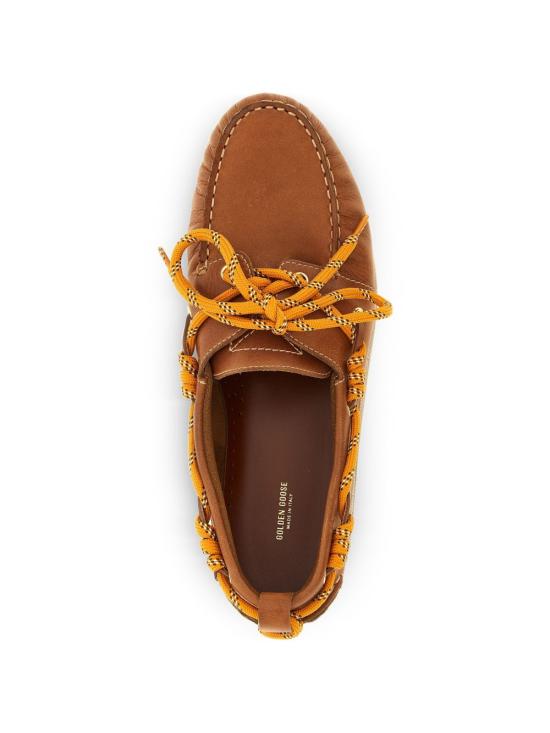 26SS 골든구스 레더 크루즈 로퍼 GMF00883F00831755150 LEATHER BROWN - GOLDEN GOOSE