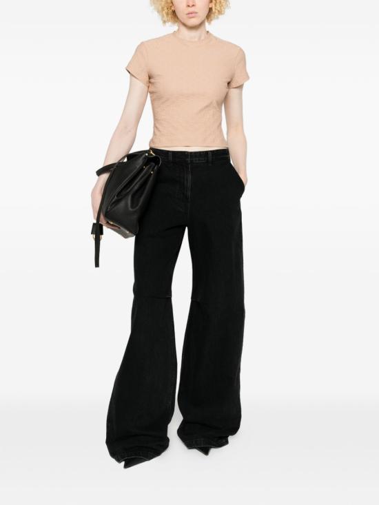 26SS 구찌 GG 저지 자카드 티셔츠 865175XUAO22318 BEIGE - GUCCI