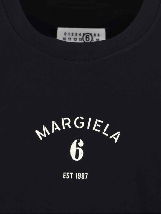 26SS MM6 메종마르지엘라 반팔 티셔츠 SH2GC0038 M20048 900 Black - MM6 MAISON MARGIELA