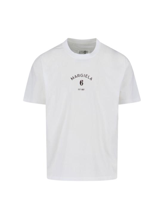 26SS MM6 메종마르지엘라 반팔 티셔츠 SH2GC0038 M20048 101 White