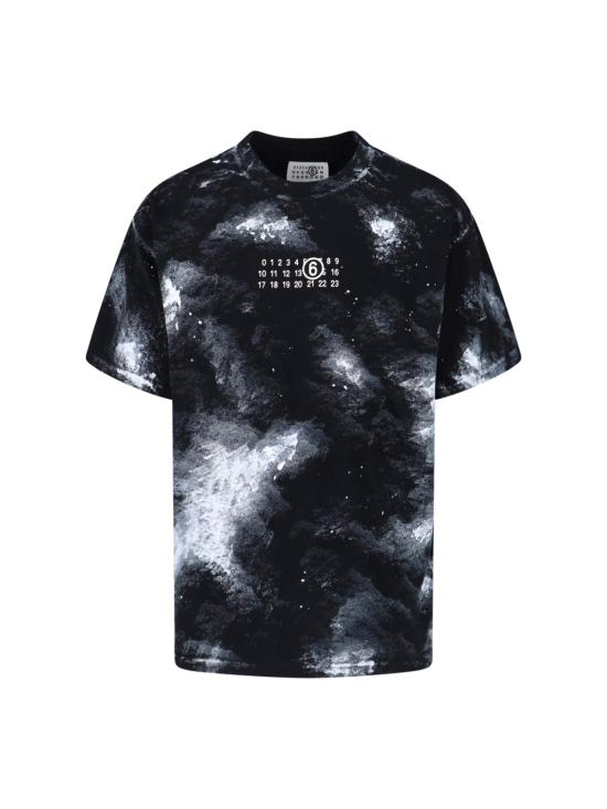 26SS MM6 메종마르지엘라 반팔 티셔츠 SH2GC0039 M20048 900 Black