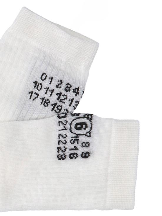 26SS MM6 메종마르지엘라 양말 S62TL0049 M13278 101 White - MM6 MAISON MARGIELA