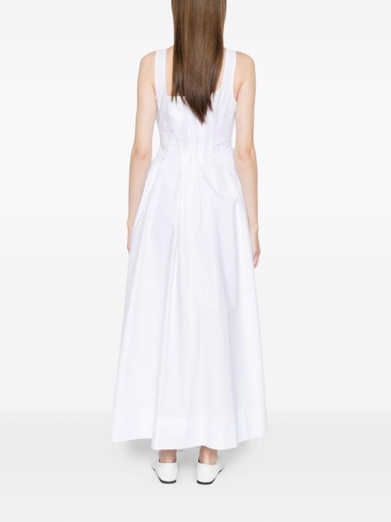 26SS 스포트막스 롱 원피스 12221092600 001 Bianco - SPORTMAX