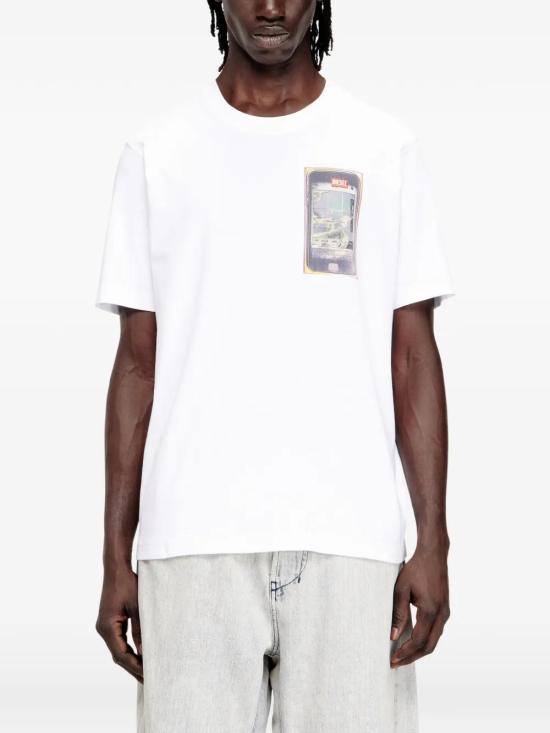 26SS 디젤 반팔 티셔츠 A199790QIAM100 DOM - DIESEL