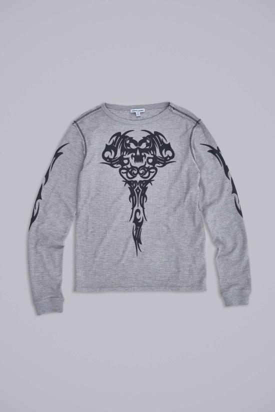 26SS 제이디드 런던 긴팔 티셔츠 JALU261CRTS039GR GREY DOM