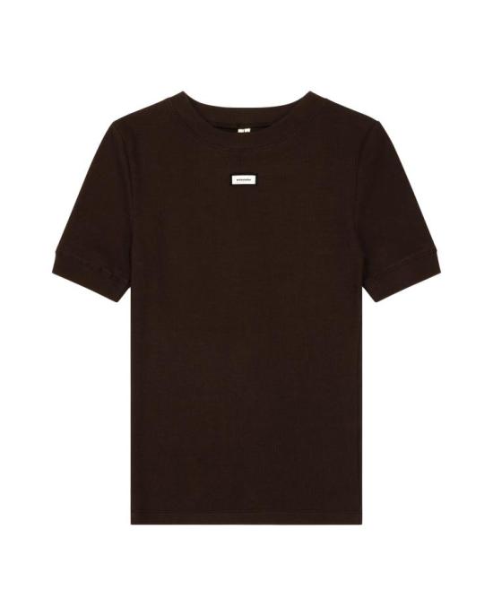 26SS 엔타이어 스튜디오 반팔 티셔츠 ENTU261PRTS042BR REDWOOD DOM