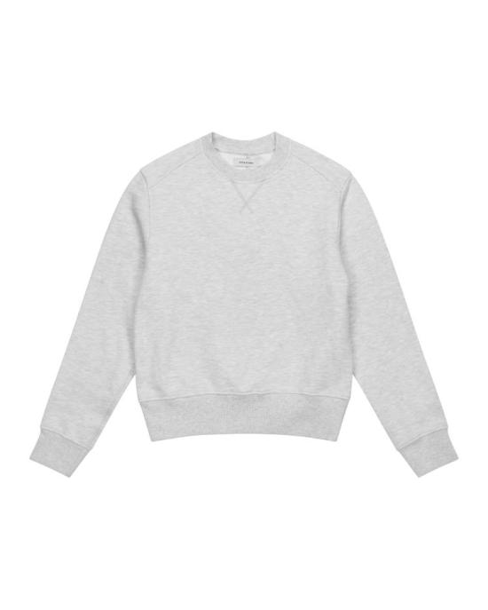 26SS 엔타이어 스튜디오 긴팔 티셔츠 ENTU261PRSW015GR HEATHER GREY DOM