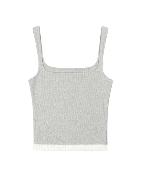 26SS 엔타이어 스튜디오 민소매 티셔츠 ENTW261PRSL055BE PEBBLE DOM - ENTIRE STUDIOS