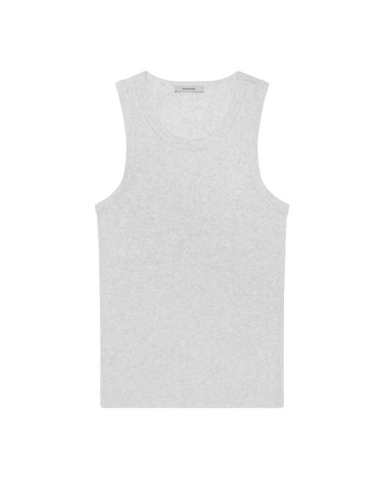 26SS 엔타이어 스튜디오 민소매 티셔츠 ENTU261PRSL074GR HEATHER GREY DOM