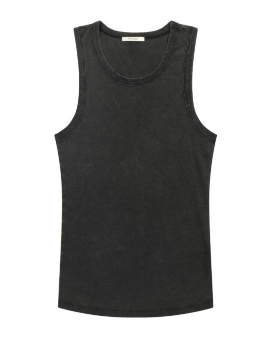 26SS 엔타이어 스튜디오 민소매 티셔츠 ENTU261PRSL076BK WASHED BLACK DOM