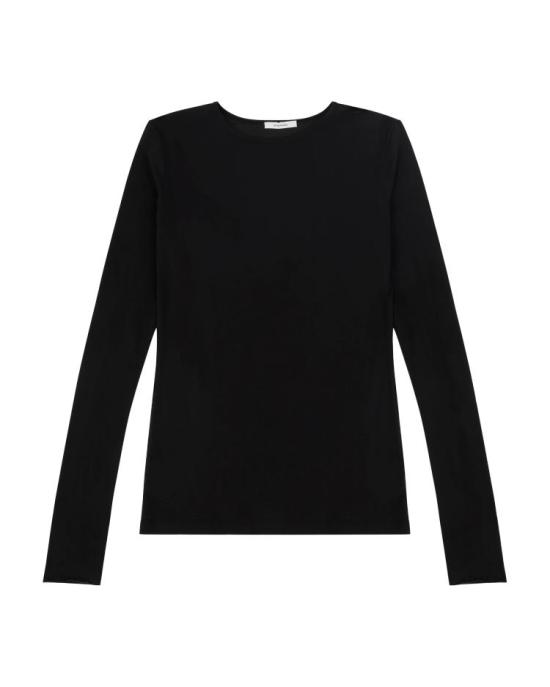 26SS 엔타이어 스튜디오 긴팔 티셔츠 ENTU261PRTS020BK BLACK DOM