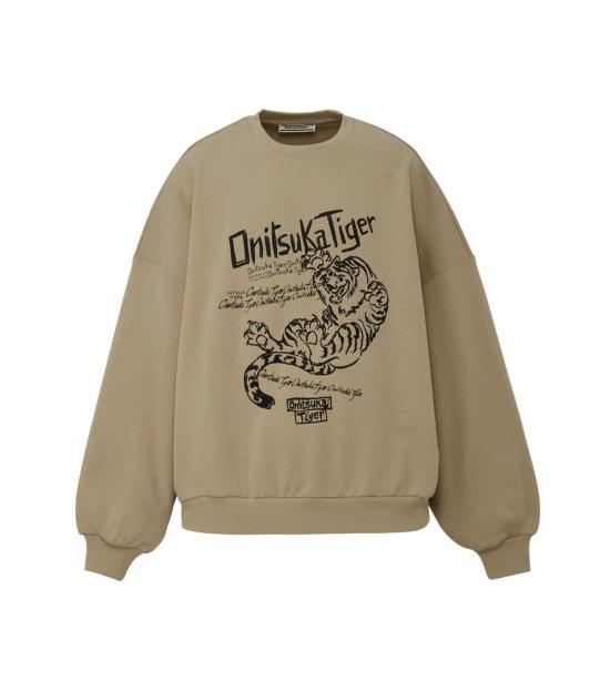  오니츠카타이거 긴팔 티셔츠 2183B599 250 BEIGE DOM