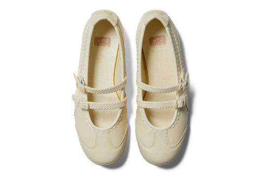  오니츠카타이거 플랫 슈즈 1182A660 752 IVORY CREAM DOM - ONITSUKA TIGER