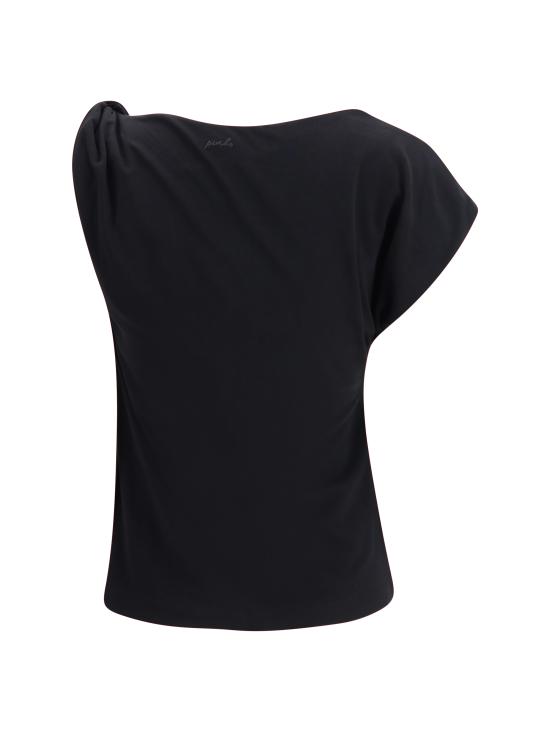 26SS 핑코 반팔 티셔츠 106373A35D Z99 BLACK - PINKO