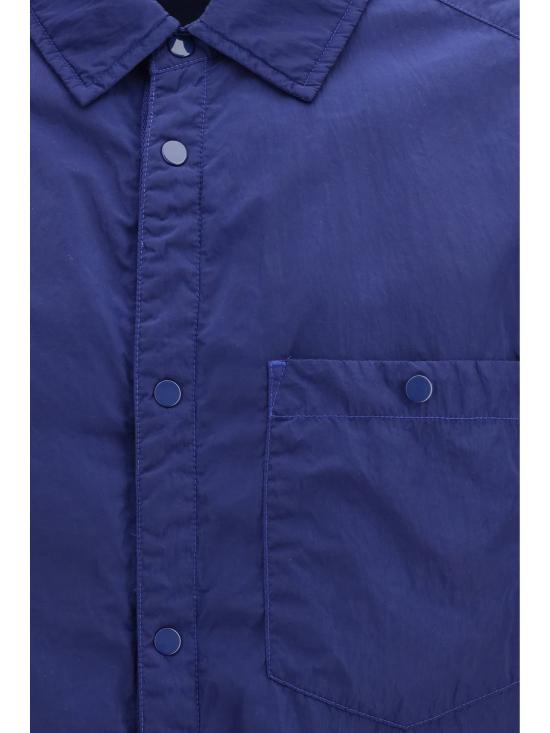 26SS 씨피 컴퍼니 크롬-R 패딩 렌즈 오버셔츠 20CMOS056A005904G 878 BLUE - C.P. COMPANY